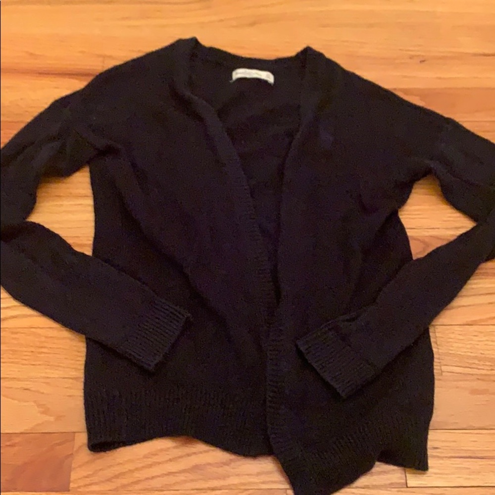 This is a super cute dark blue/black cardigan